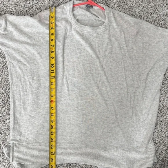 Aerie Oversized Soft Gray Knit Top - Picture 5 of 6